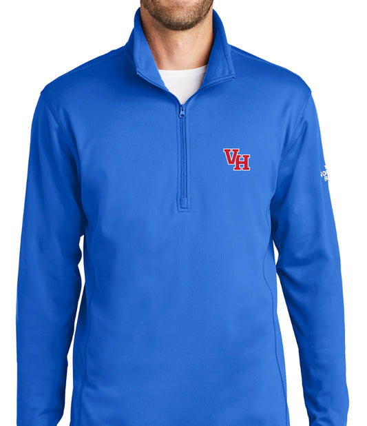 Royal Blue North Face 1/4 Zip with VH